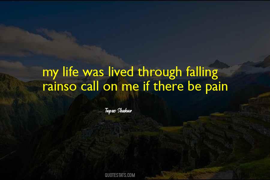 Rain Falling Quotes #1874020