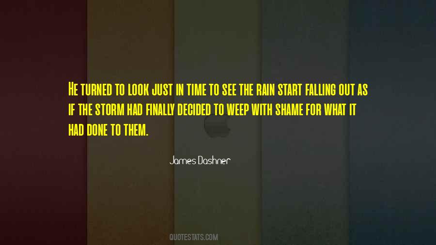 Rain Falling Quotes #226236