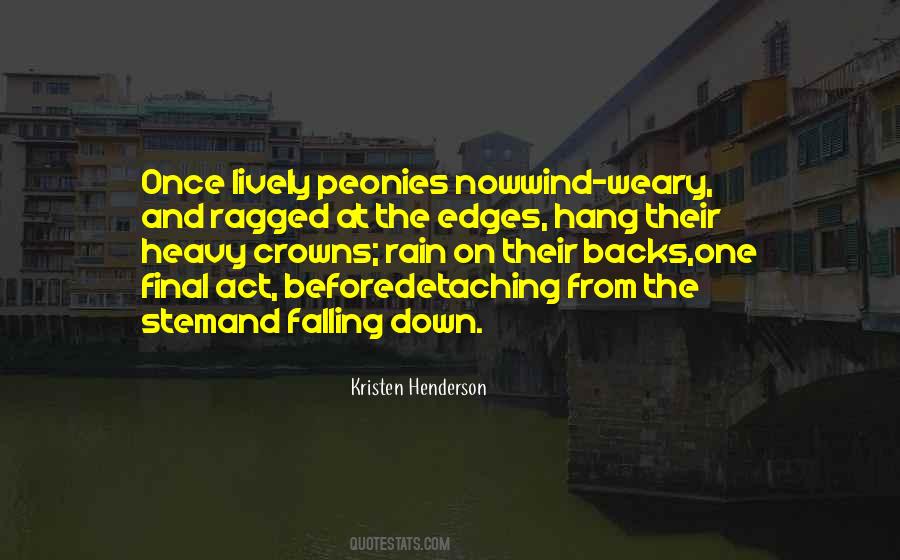 Rain Falling Quotes #829566