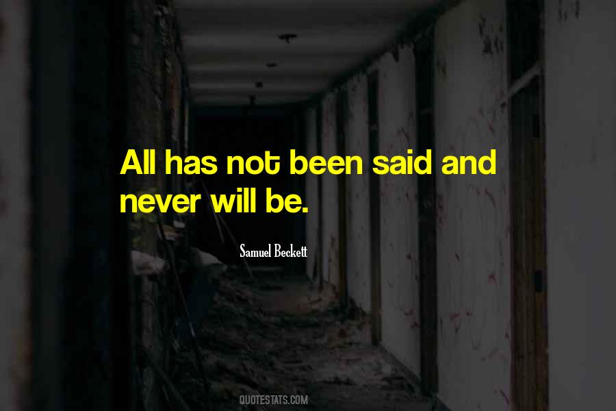 Never Will Quotes #1216236