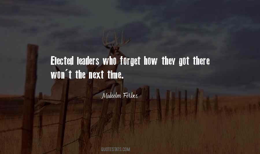 Elected Leaders Quotes #323831