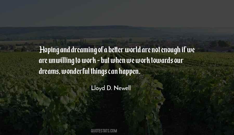 Wonderful Dream Quotes #272538