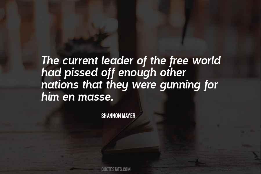 Leader Of The Free World Quotes #1218117