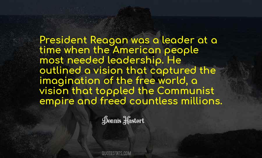 Leader Of The Free World Quotes #1677536