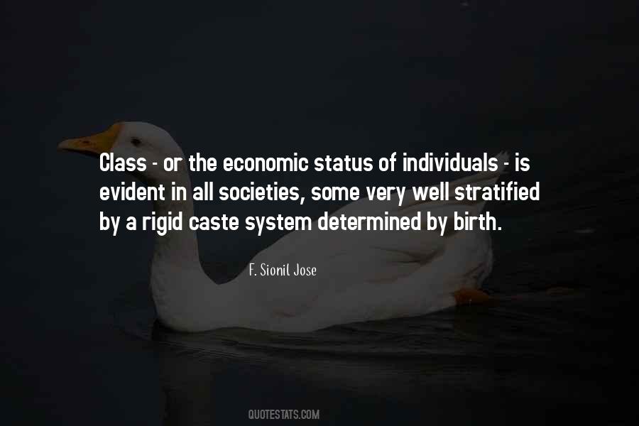 Economic Status Quotes #229294