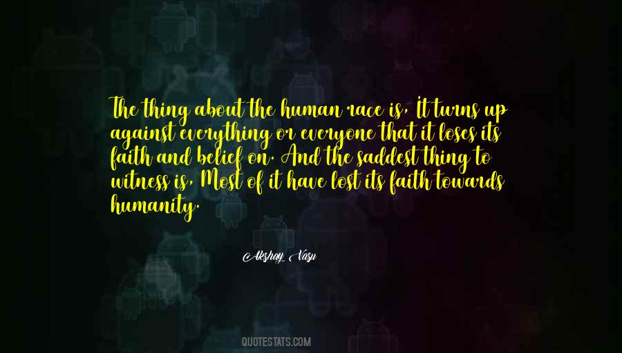 Lost Humanity Quotes #103061