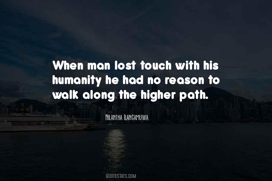 Lost Humanity Quotes #1373530