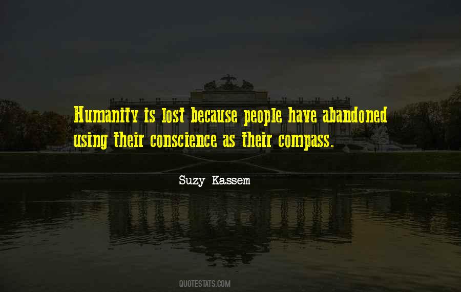 Lost Humanity Quotes #1421261
