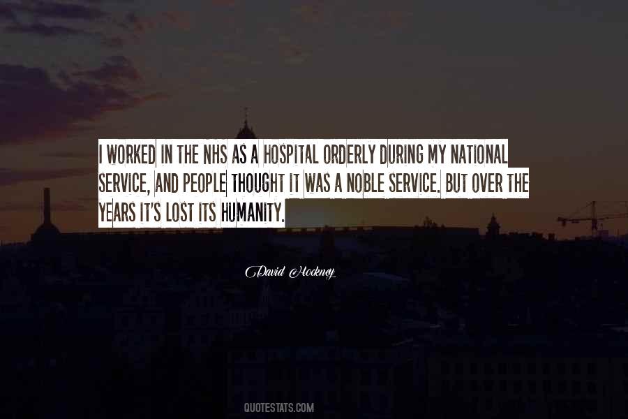 Lost Humanity Quotes #1587268