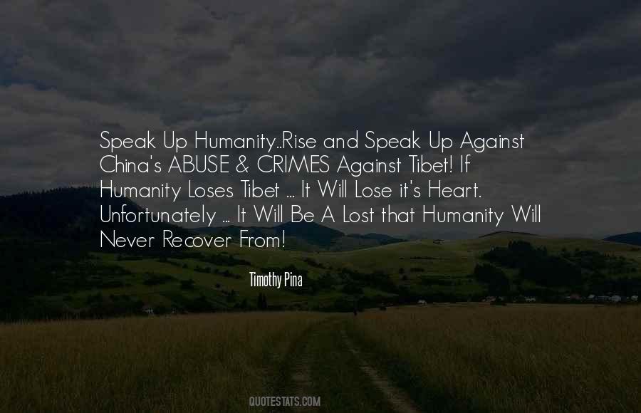 Lost Humanity Quotes #221720