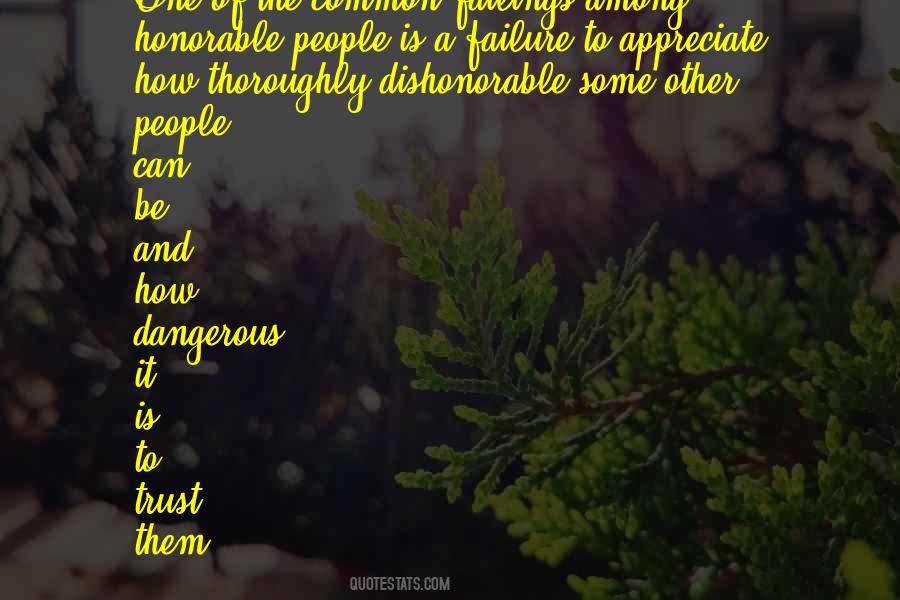 Dishonorable People Quotes #1620551