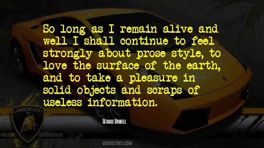 Useless Objects Quotes #441132