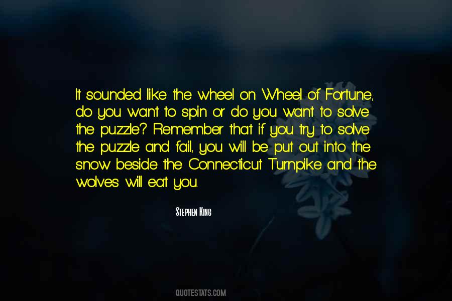 Quotes About The Wheel Of Fortune #119212