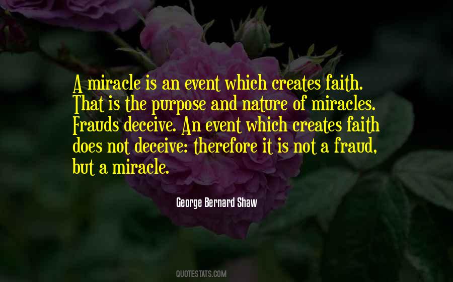 Quotes About Miracles Of Nature #1304635