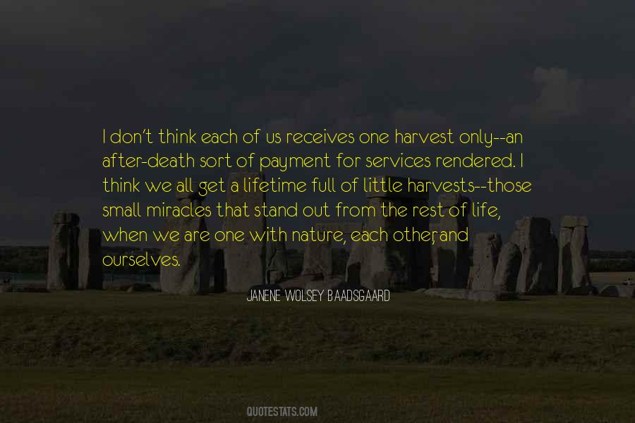 Quotes About Miracles Of Nature #1877113