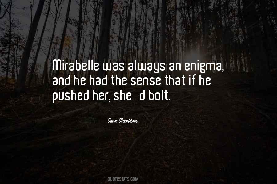 Quotes About Mirabelle #568134