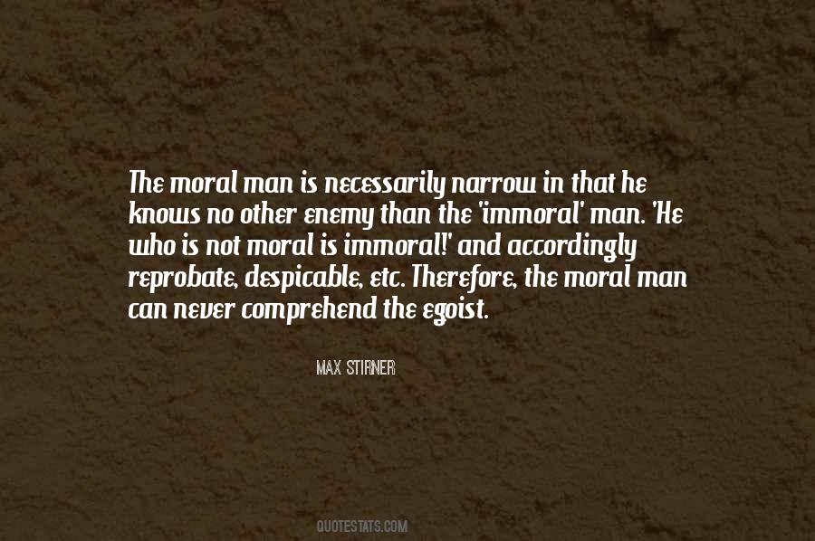 Moral Man Quotes #862756