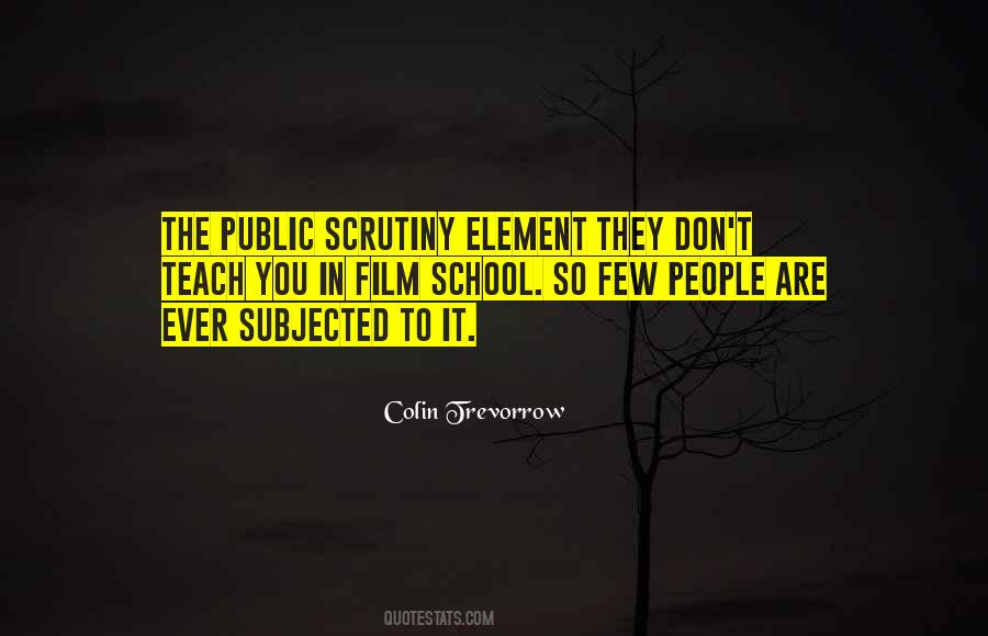Public Scrutiny Quotes #312732
