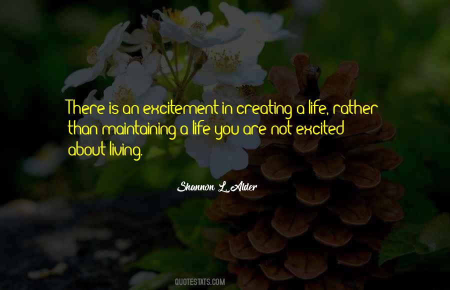 Excited About Life Quotes #62271