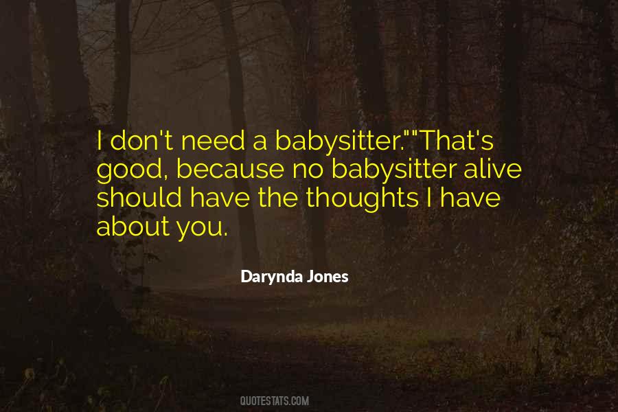 Babysitter Quotes #1279856