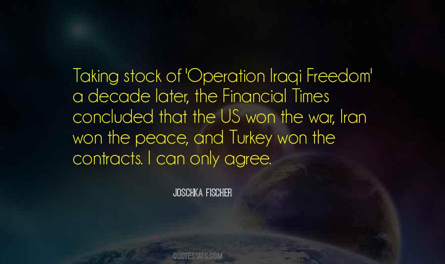 Iraqi Freedom Quotes #1142456