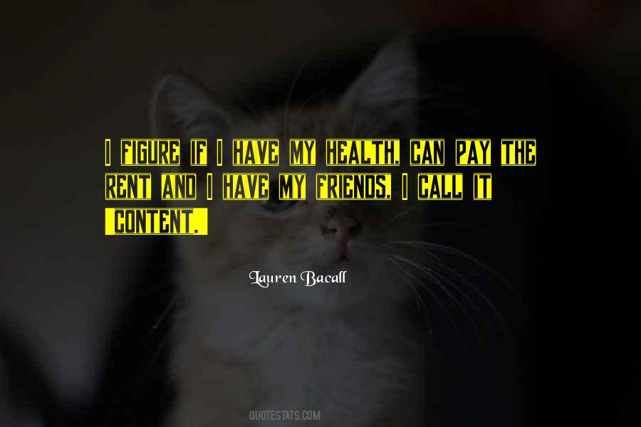 Bacall Quotes #1008267