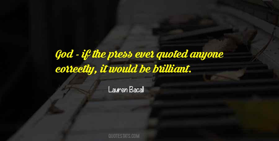 Bacall Quotes #66163