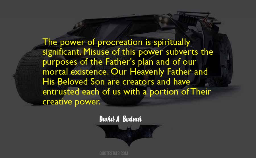 Power Of Procreation Quotes #1438670