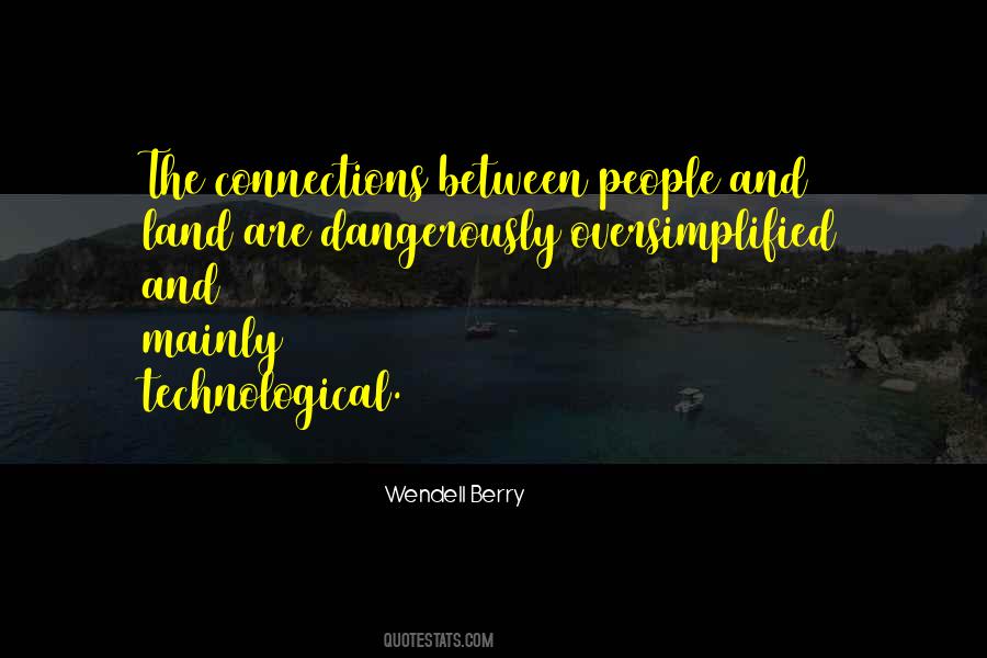 Connections Between People Quotes #161426