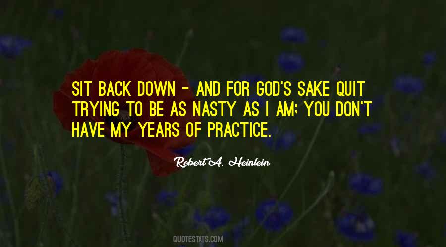 Back Down Quotes #1001831