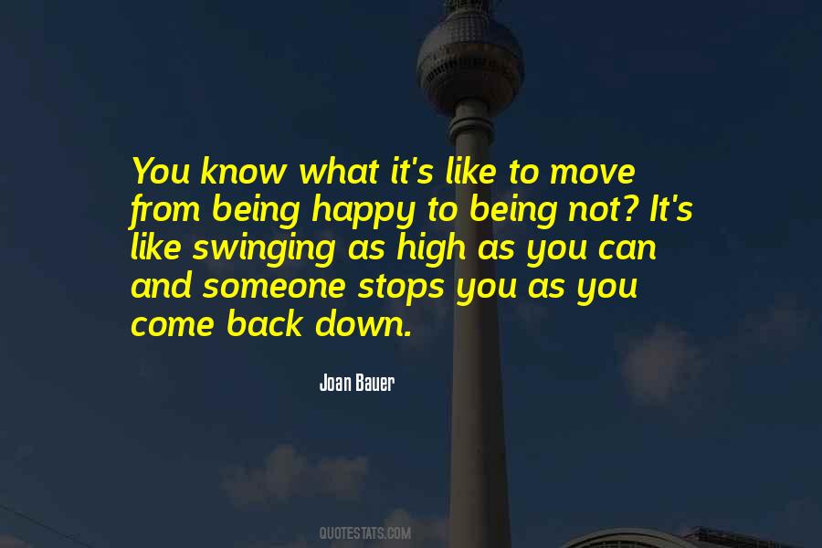 Back Down Quotes #1005169