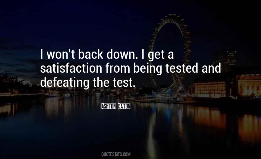 Back Down Quotes #1642226