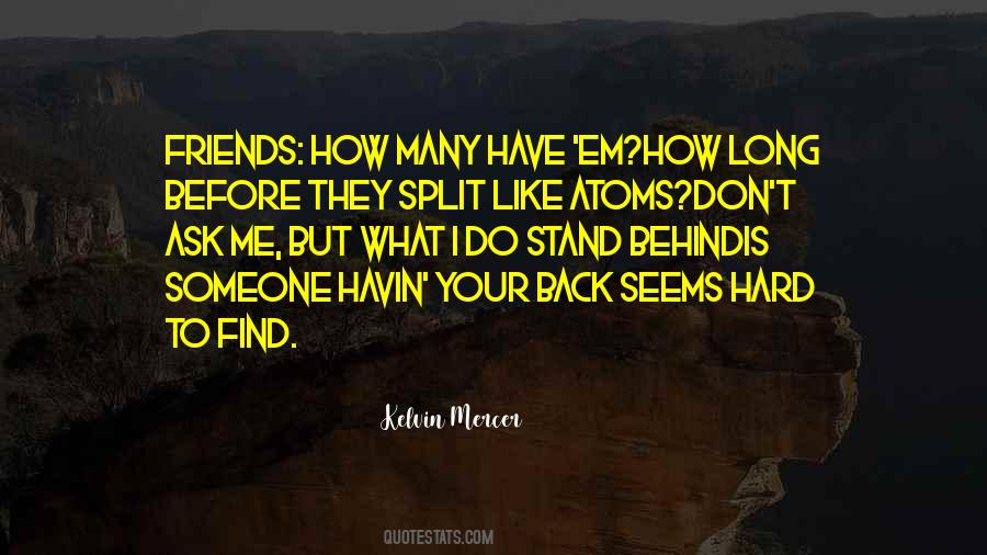 Back Friends Quotes #392823