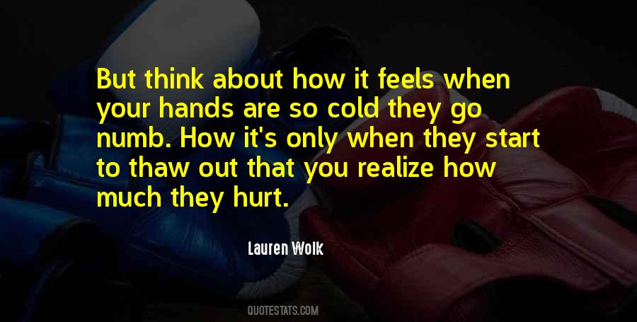 Cold Numb Quotes #1848095