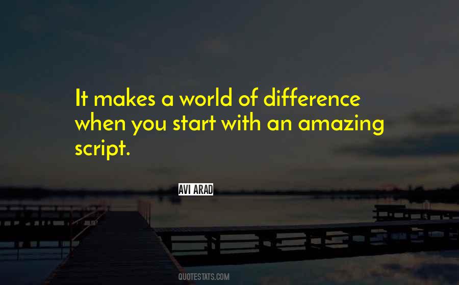 Start Of Something Amazing Quotes #1203186