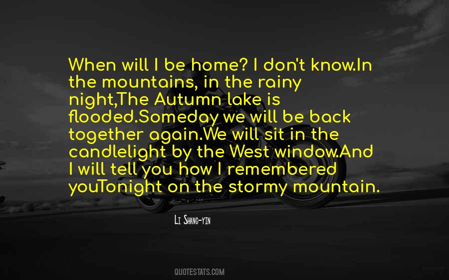 Back Home Again Quotes #654640