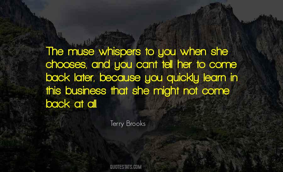 Back In Business Quotes #665081