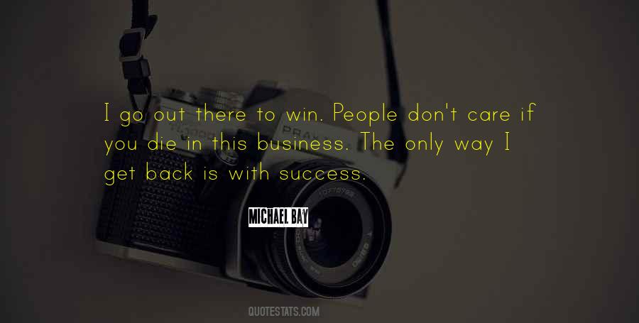 Back In Business Quotes #990707