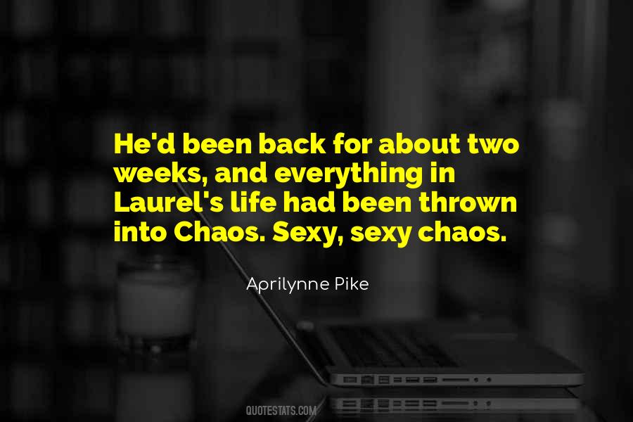 Back In Life Quotes #62148