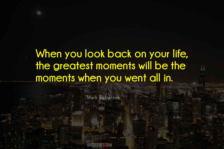 Back In Life Quotes #70898