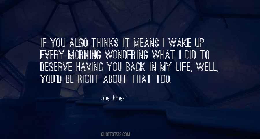 Back In My Life Quotes #1363572