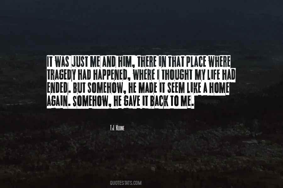 Back In My Life Quotes #250378
