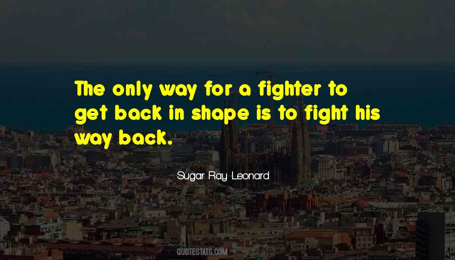 Back In Shape Quotes #385926