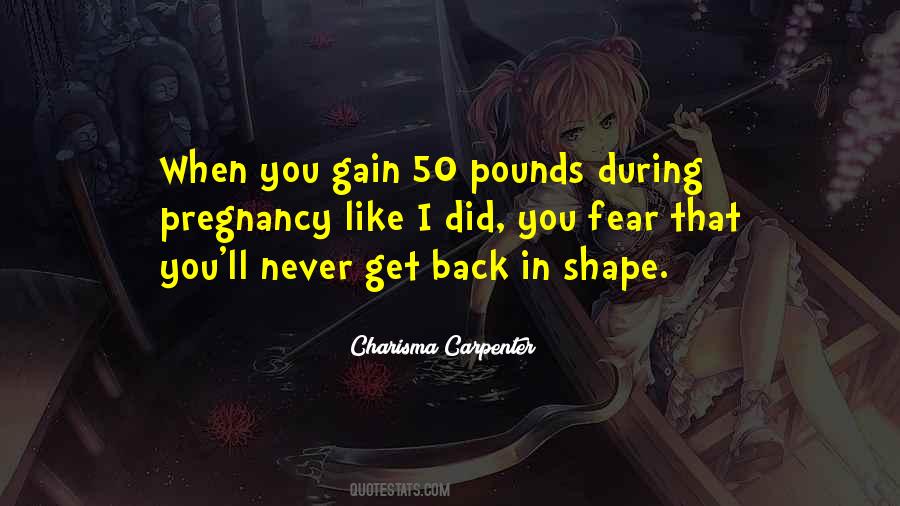 Back In Shape Quotes #786148