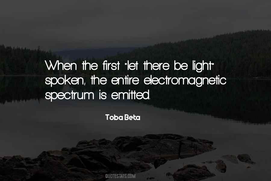 Emitted Light Quotes #1850805