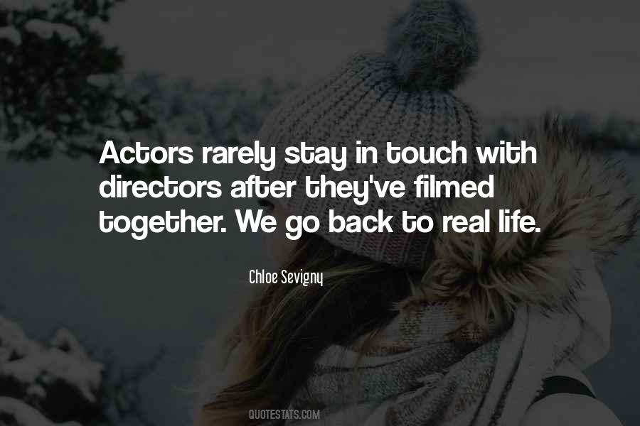 Back In Touch Quotes #1469694