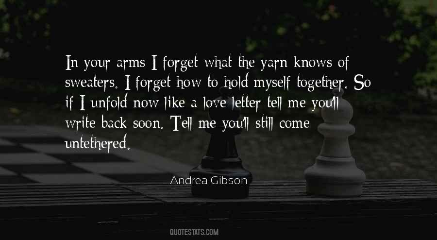 Back In Your Arms Quotes #1638279