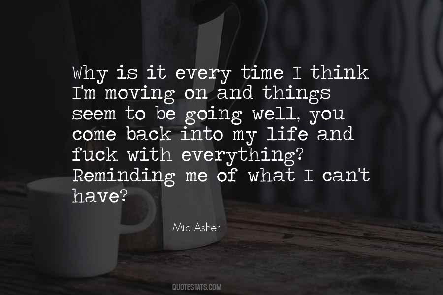 Back Into My Life Quotes #1746868