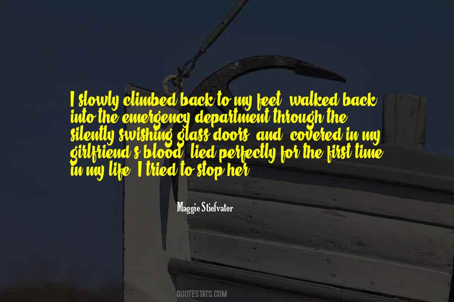 Back Into My Life Quotes #704121