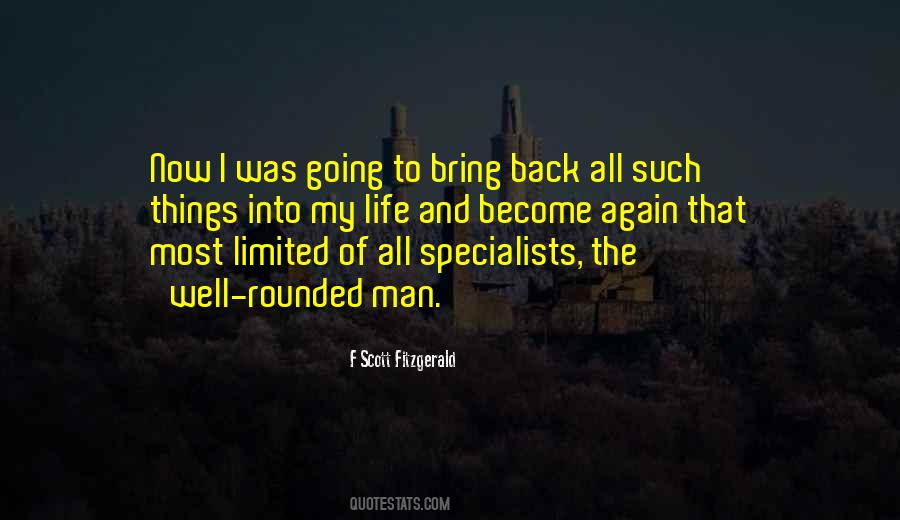 Back Into My Life Quotes #956407